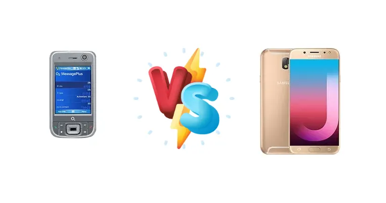 O2 XDA Zinc vs Samsung Galaxy J7 Pro