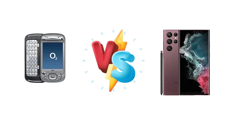 O2 XDA Trion vs Samsung Galaxy S22 Ultra 5G