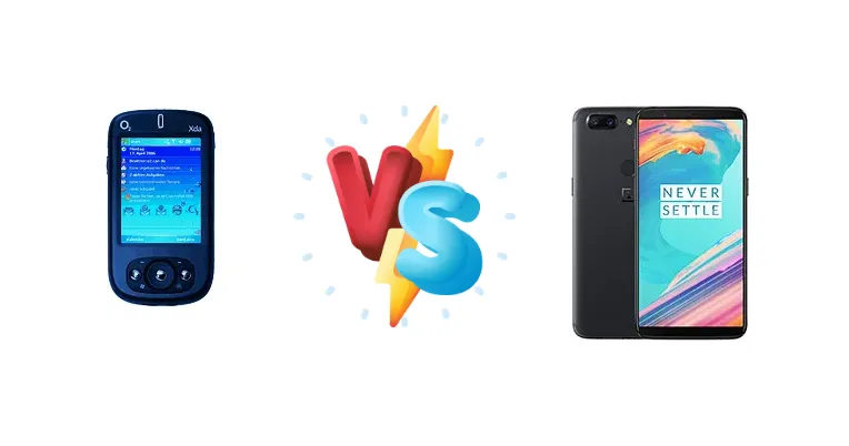 Retro vs. Refined: O2 XDA Neo vs. OnePlus 5T - A 20-Year Leap