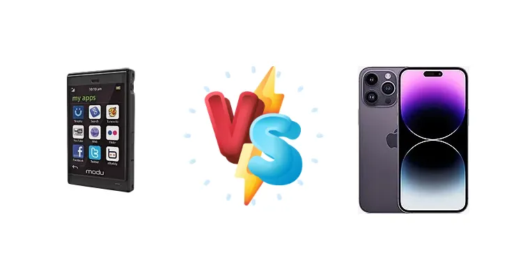 Modu T vs Apple iPhone 14 Pro Max