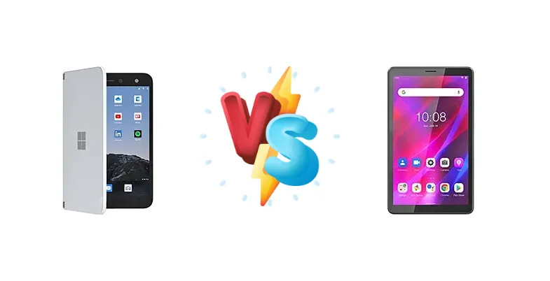 Dual-Screen Productivity vs. Budget Tablet: Microsoft Surface Duo vs. Lenovo Tab M7 (3rd Gen)