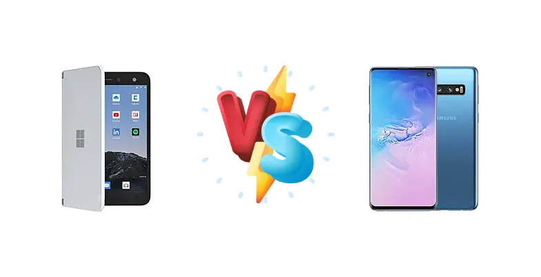 Folding Innovation vs. Flagship Refinement: Microsoft Surface Duo vs. Samsung Galaxy S10