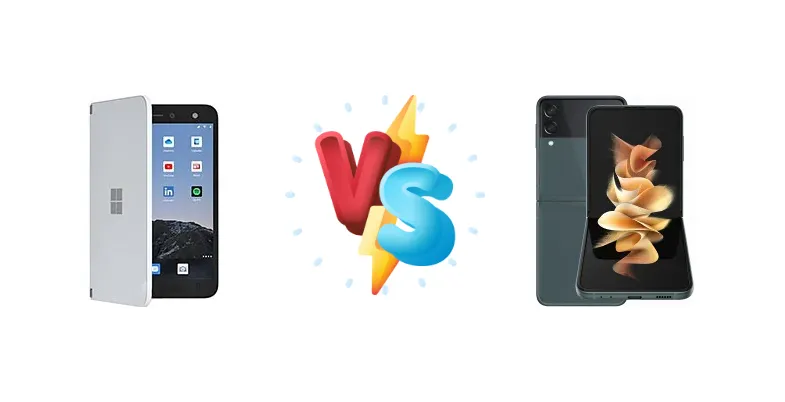Folding Form Factor Face-Off: Microsoft Surface Duo vs. Samsung Galaxy Z Flip3 5G