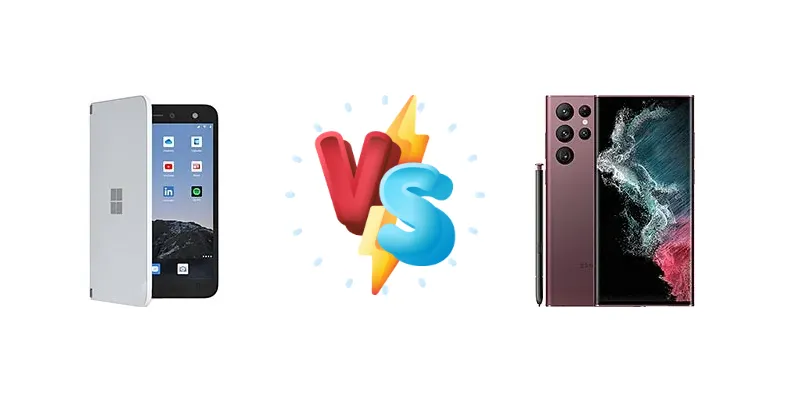 Folding Form vs. Flagship Power: Microsoft Surface Duo vs. Samsung Galaxy S22 Ultra