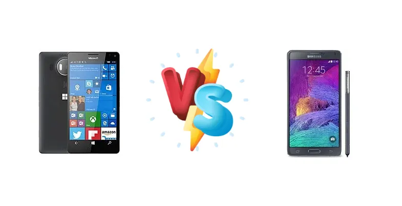 Microsoft Lumia 950 XL Dual SIM vs Samsung Galaxy Note 4