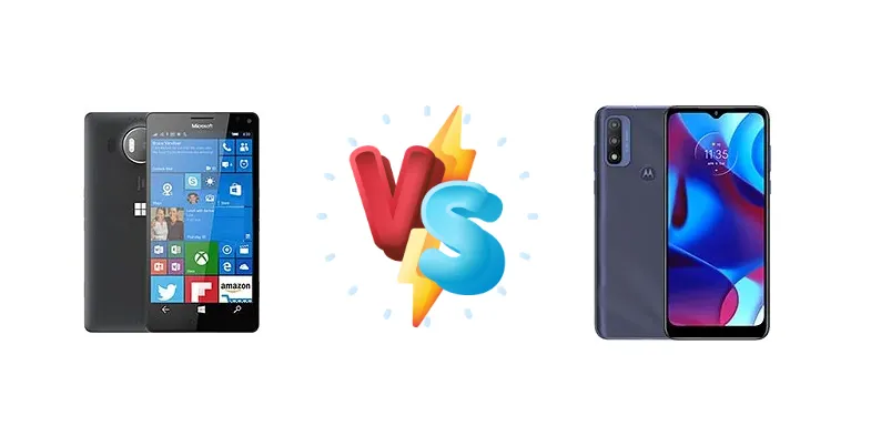 Microsoft Lumia 950 XL vs Motorola G Pure