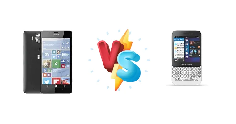 Microsoft Lumia 950 Dual SIM vs BlackBerry Q5