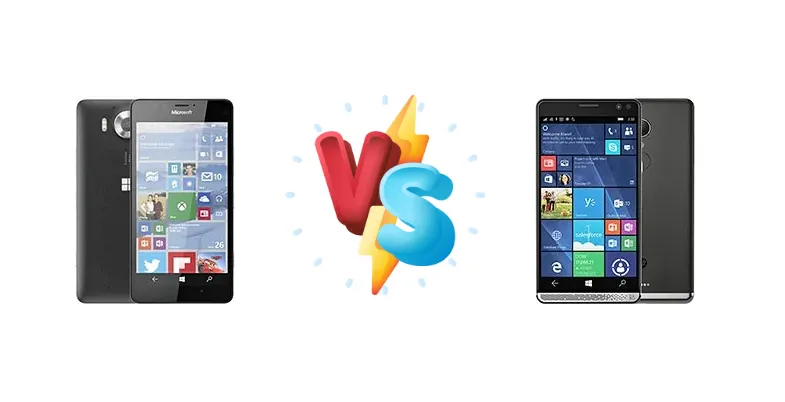 Microsoft Lumia 950 Dual SIM vs HP Elite x3