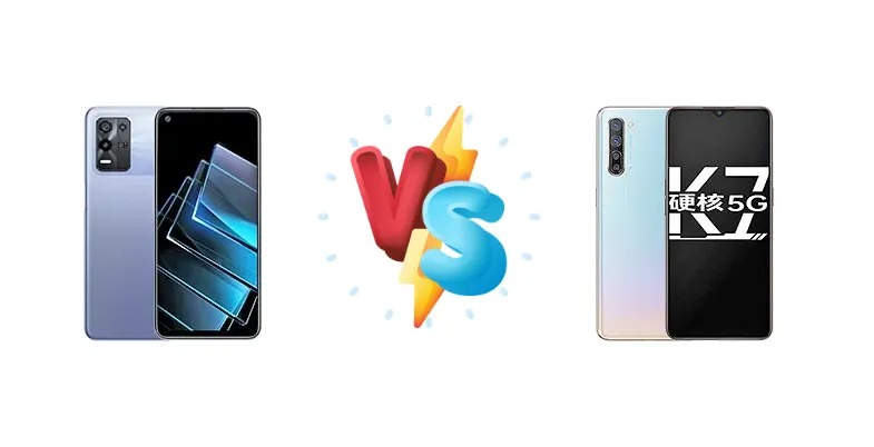 Oppo K9x vs Oppo K7 5G