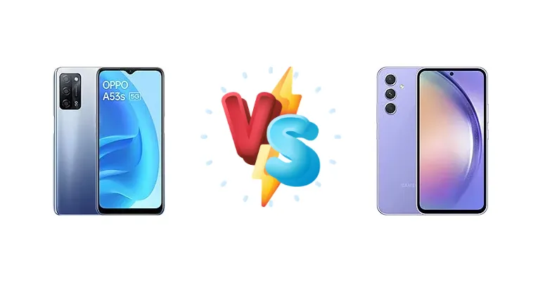 Oppo A53s 5G vs Samsung Galaxy A54