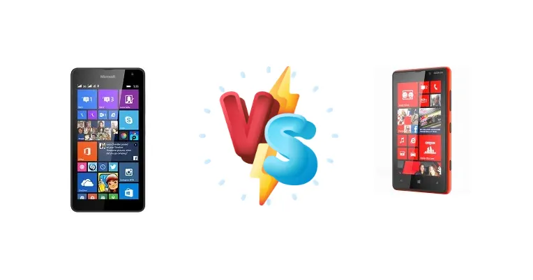 Microsoft Lumia 535 Dual SIM vs Nokia Lumia 820