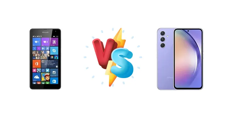 Microsoft Lumia 535 Dual SIM vs Samsung Galaxy A54