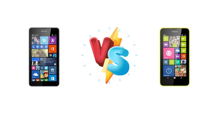 Microsoft Lumia 535 vs Nokia Lumia 630