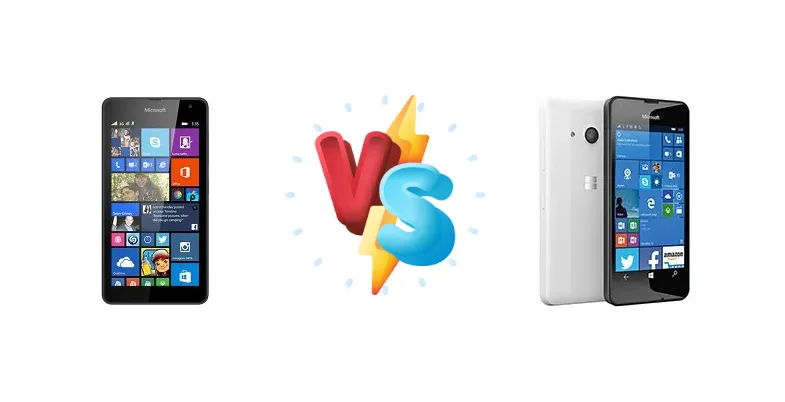 Microsoft Lumia 535 vs Microsoft Lumia 550
