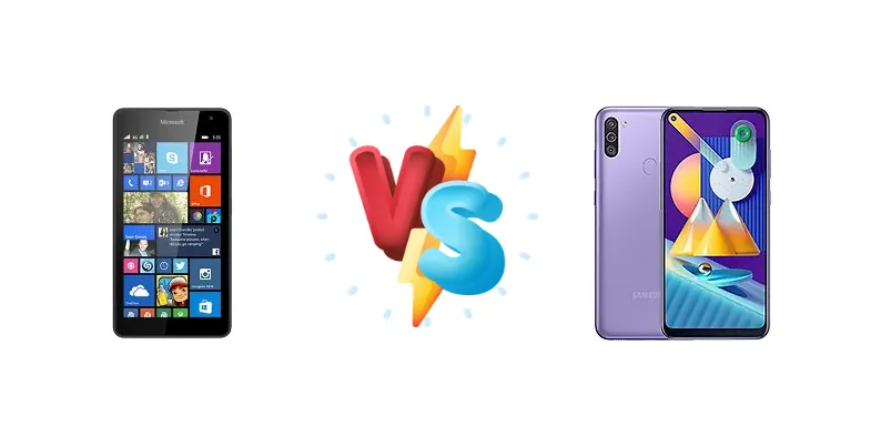 Microsoft Lumia 535 vs Samsung Galaxy M11
