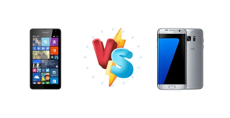 Microsoft Lumia 535 vs Samsung Galaxy S7 edge