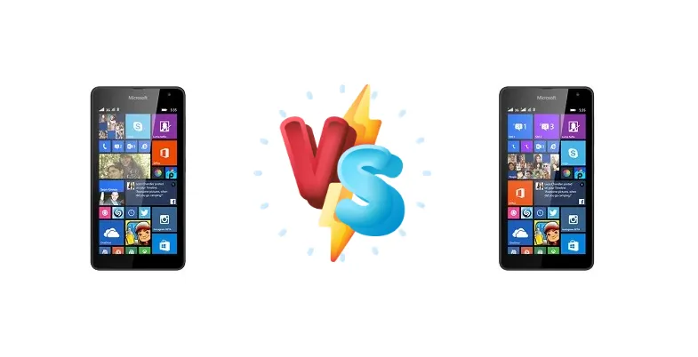 Microsoft Lumia 535 vs Microsoft Lumia 535 Dual SIM