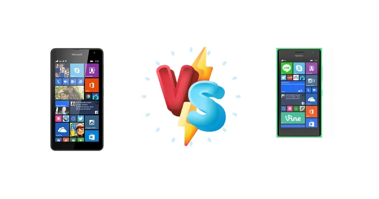 Microsoft Lumia 535 vs Nokia Lumia 735