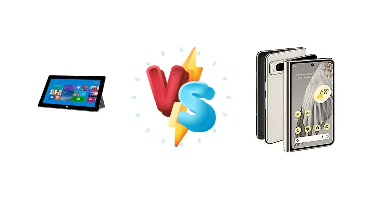 Microsoft Surface 2 vs Google Pixel Fold