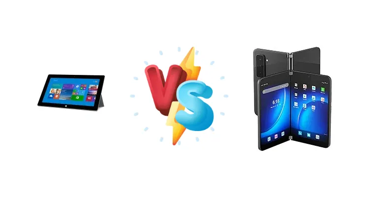 Microsoft Surface 2 vs Microsoft Surface Duo 2