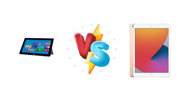 Microsoft Surface 2 vs Apple iPad 10.2 (2020)