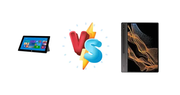 Microsoft Surface 2 vs Samsung Galaxy Tab S8 Ultra