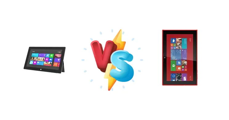 Microsoft Surface vs Nokia Lumia 2520