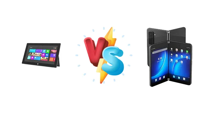 Microsoft Surface vs Microsoft Surface Duo 2