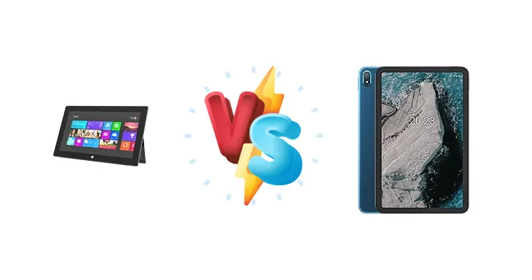 Microsoft Surface vs Nokia T20