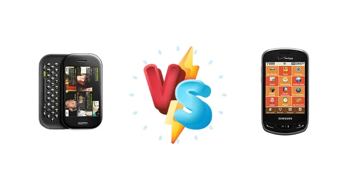 Microsoft Kin Two vs Samsung U380 Brightside