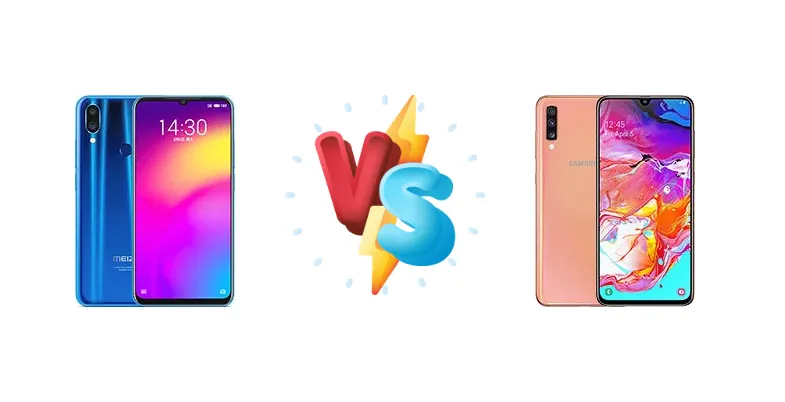 Meizu Note 9 vs Samsung Galaxy A70