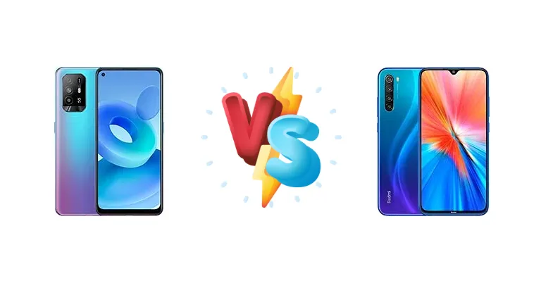 Oppo A95 5G vs Xiaomi Redmi Note 8 2021