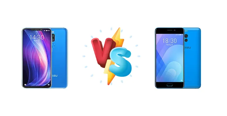 Meizu X8 vs Meizu M6 Note