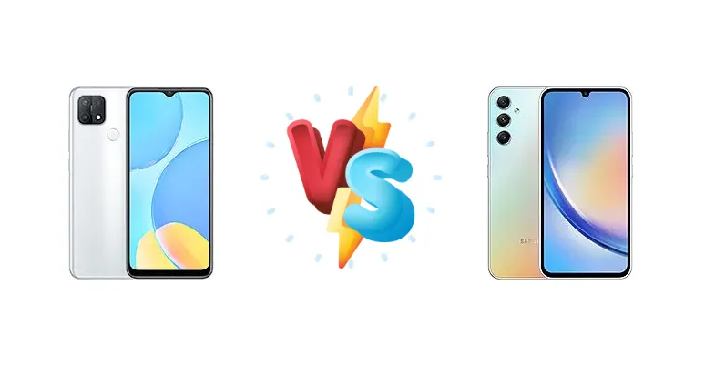 Oppo A35 vs Samsung Galaxy A34