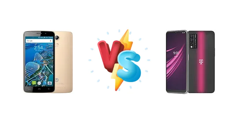 Maxwest Nitro 55 LTE vs T-Mobile REVVL V+ 5G