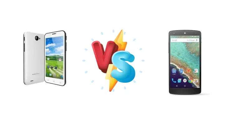Maxwest Orbit 5400T vs LG Nexus 5