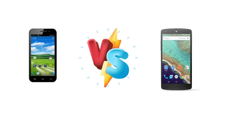 Maxwest Orbit 5400 vs LG Nexus 5