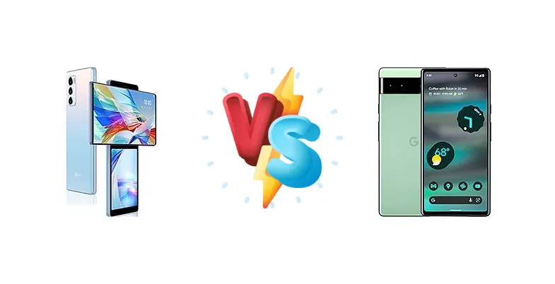 LG Wing 5G vs Google Pixel 6a