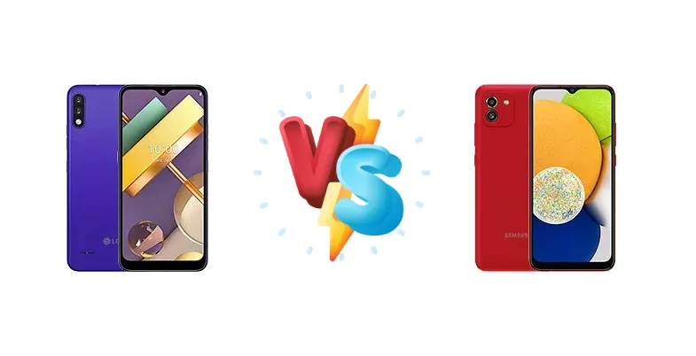 LG K22 vs Samsung Galaxy A03