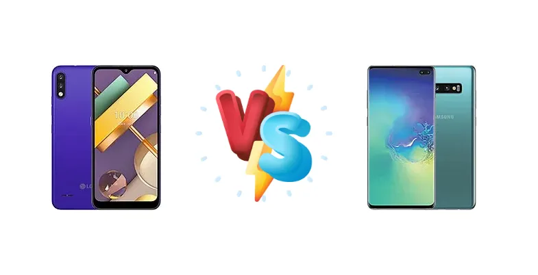 LG K22 vs Samsung Galaxy S10+