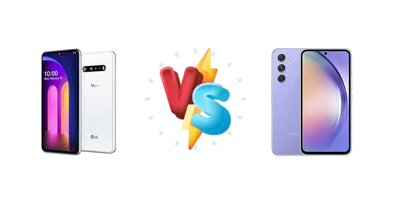 LG V60 ThinQ 5G UW vs Samsung Galaxy A54