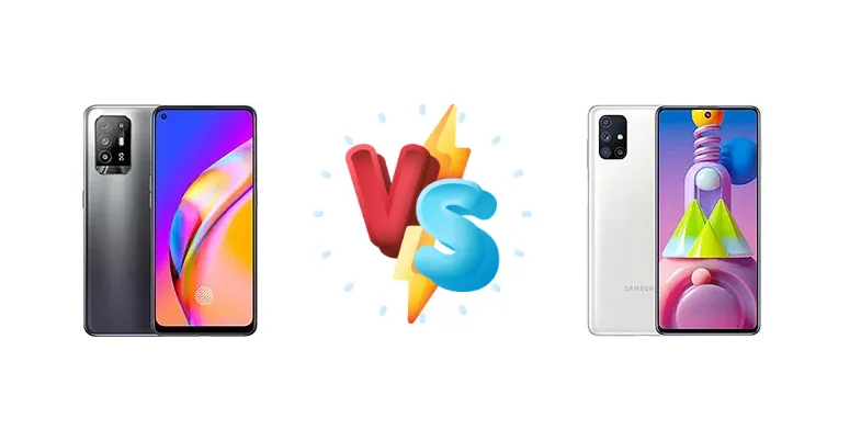 Oppo F19 Pro+ 5G vs Samsung Galaxy M51