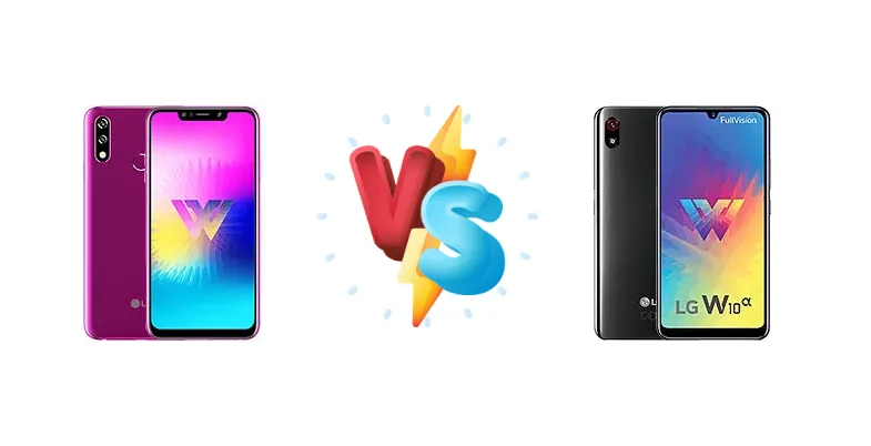 LG W10 vs LG W10 Alpha