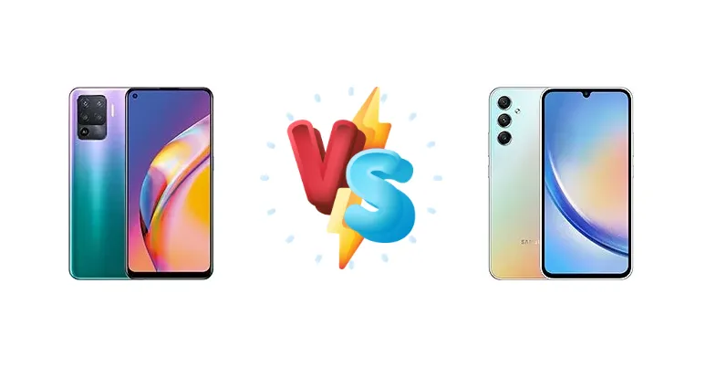 Oppo Reno5 Lite vs Samsung Galaxy A34