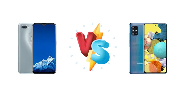 Oppo A12s vs Samsung Galaxy A51 5G UW