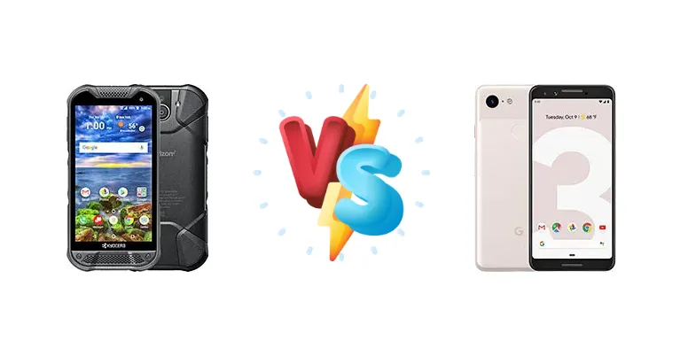 Kyocera DuraForce Pro 2 vs Google Pixel 3