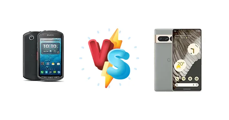 Kyocera DuraForce vs Google Pixel 7 Pro