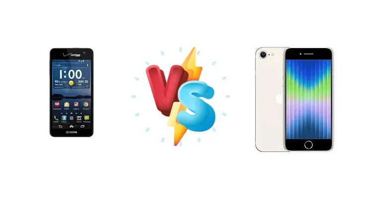 Kyocera Hydro Elite vs Apple iPhone SE (2022)