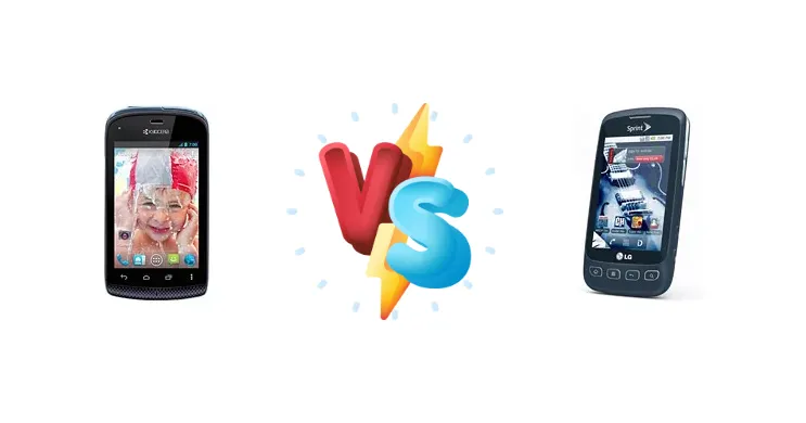 Kyocera Hydro C5170 vs LG Optimus S