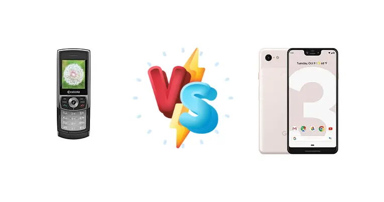 Kyocera E4600 vs Google Pixel 3 XL